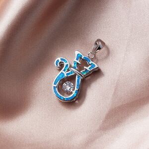 925 Sterling Silver FIRE OPAL Necklace Gemstone Necklace Opal Cat Pendant